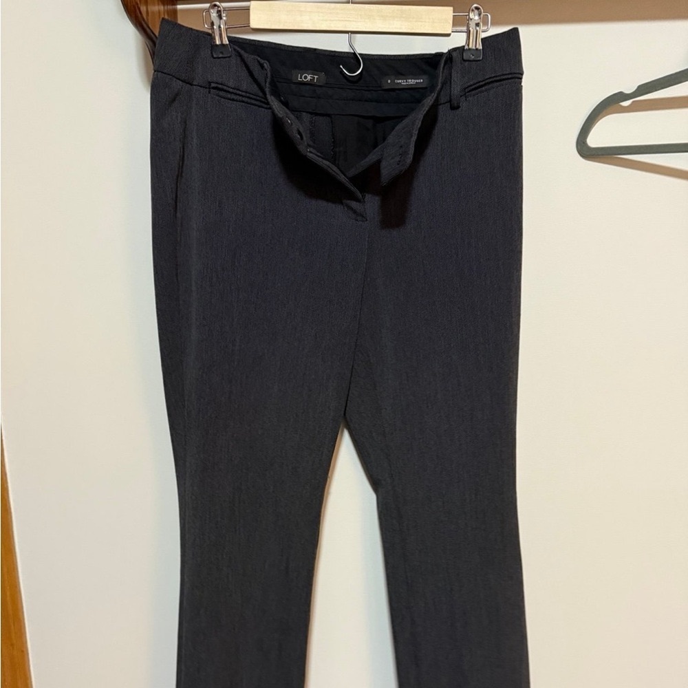 LOFT Curvy Trouser Grey